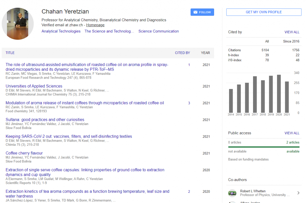 google scholar profile