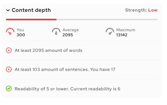  Optimize the post for content depth and length