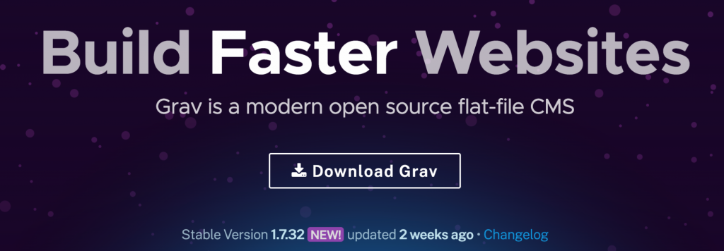 Build Faster Websites, Grave is a modern open source flat-file CMS