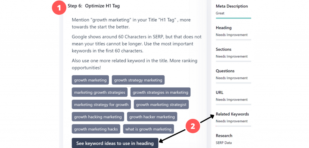 optimize h1 tag